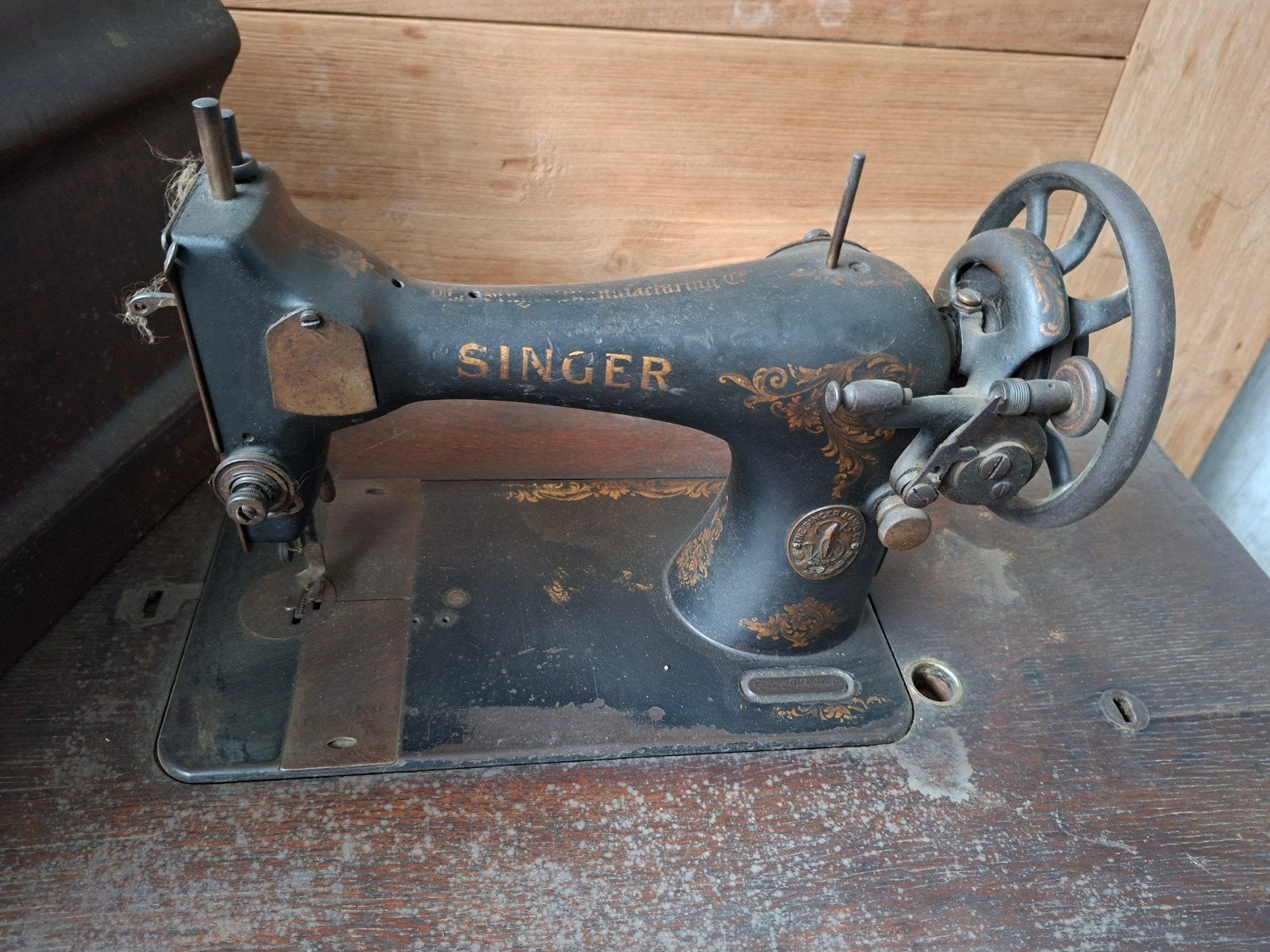Antieke naaimachine, Antiek en Kunst, Antiek | Naaimachines, Ophalen