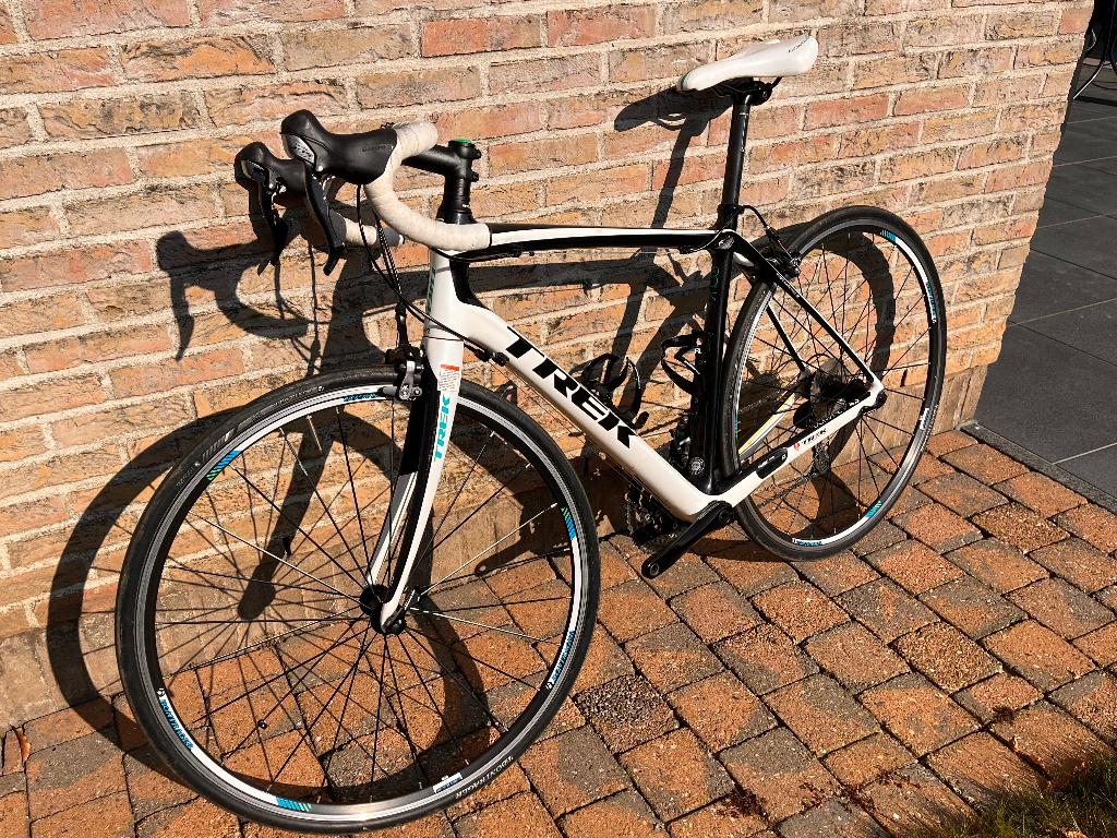 Trek Domane WSD 4.3 carbon koersfiets maat 54 - goede staat, Fietsen en Brommers, Gebruikt, Carbon, Overige maten, Dames