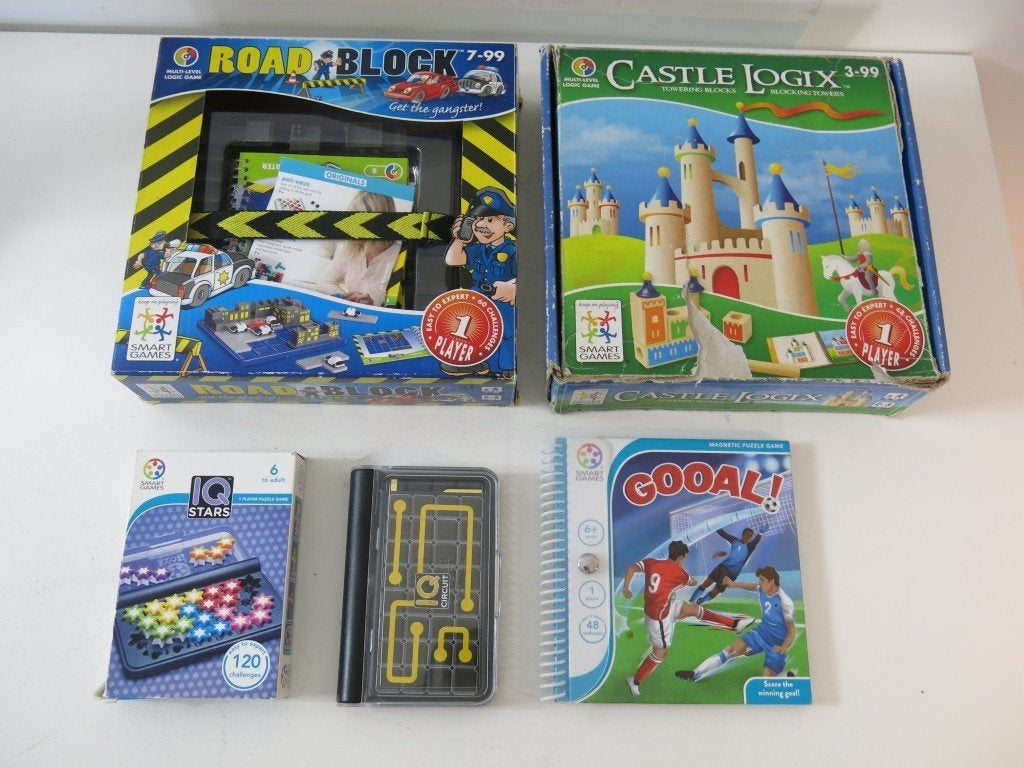 5 smartgames, Ophalen of Verzenden, Gebruikt