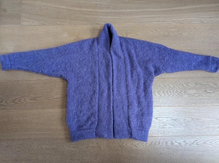 oversize cardigan mauve - taille 158 (13 ans), Kinderen en Baby's, Kinderkleding | Maat 158, Ophalen, Zo goed als nieuw