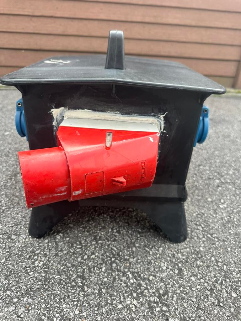 Mobiele krachtstroom verdeler 400V werfkast 230V  stopc, Enlèvement, Utilisé