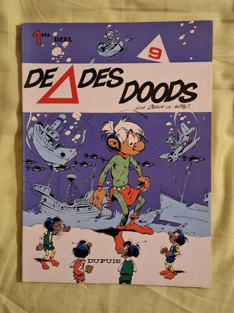 de minimensjes 8: de driehoek des doods, Eén stripboek, Ophalen of Verzenden, Zo goed als nieuw