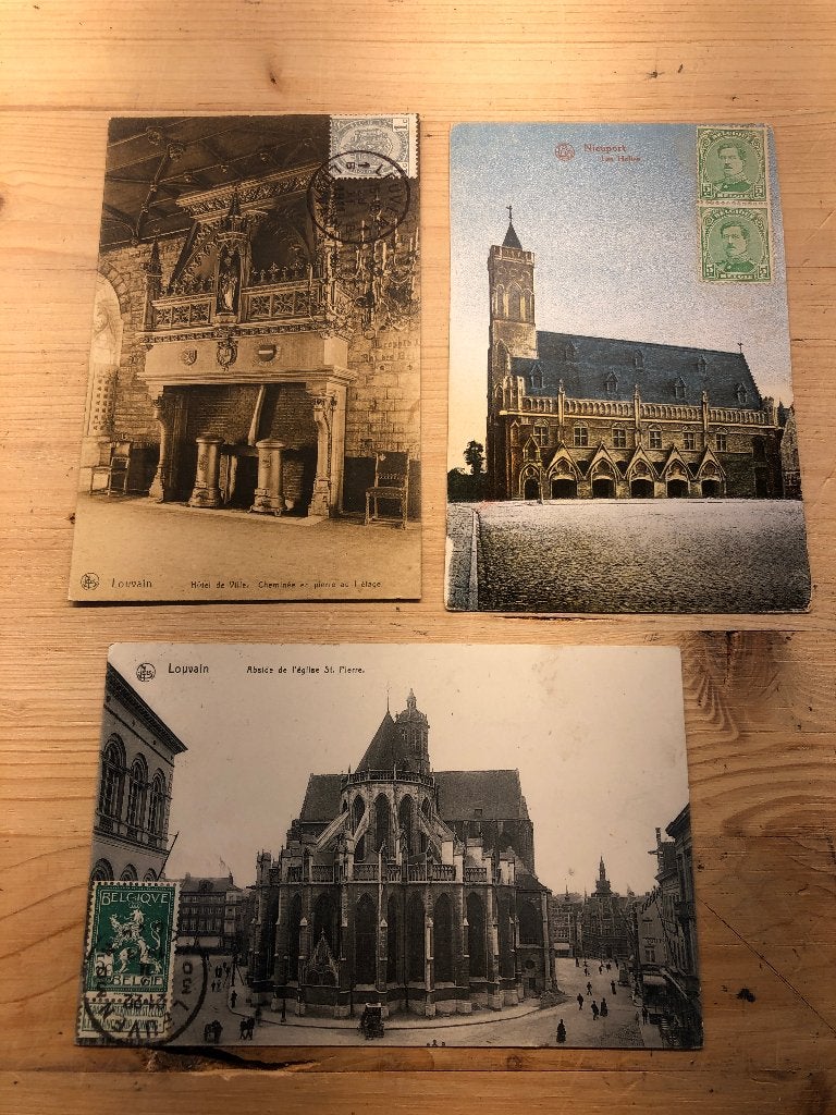 Oude postkaarten kleine gemeenten, Verzamelen, Ophalen of Verzenden, Voor 1920