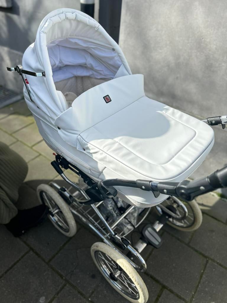 Kinderwagen klassiek, Gebruikt, Verstelbare duwstang, Ophalen, Kinderwagen