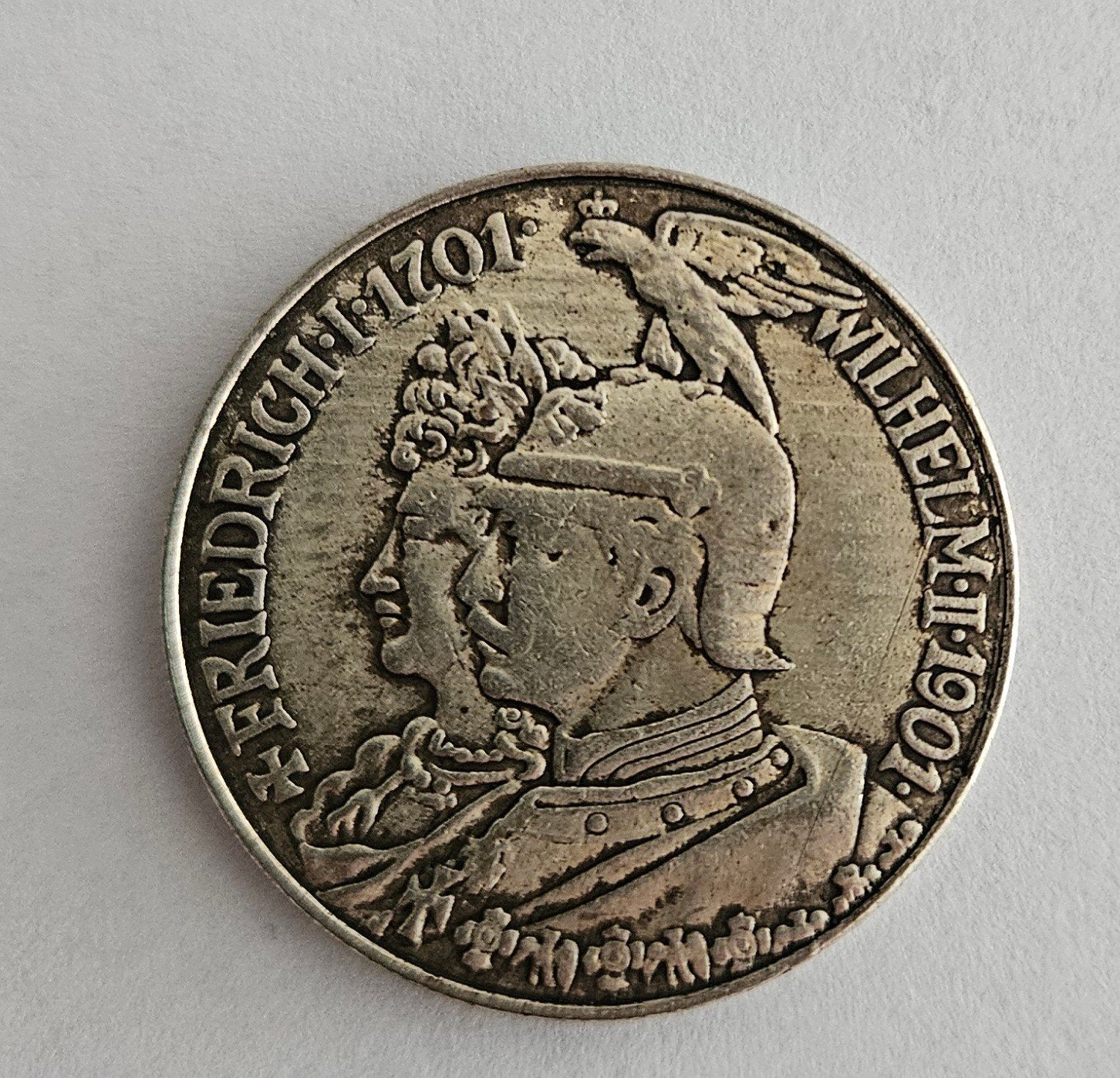 Empire allemand — 2 mars 1901 (Prusse, Friedrich et Wilhelm), Enlèvement ou Envoi, Argent