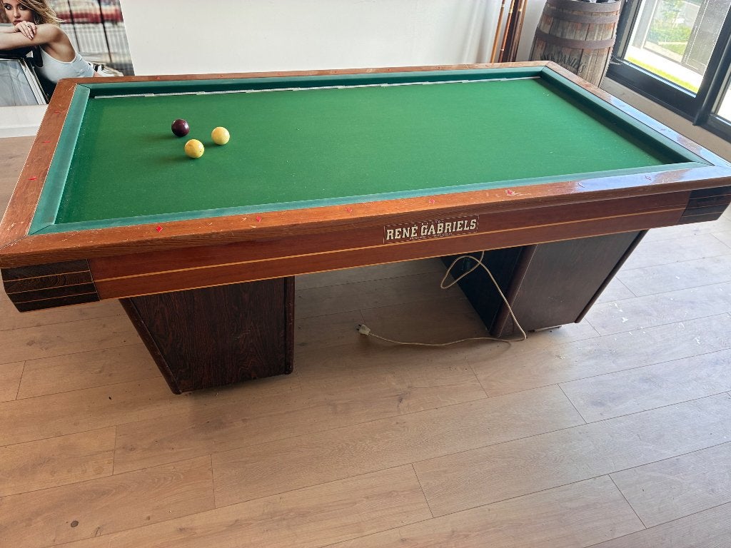 Biljart, Ophalen, Gebruikt, Biljarttafel