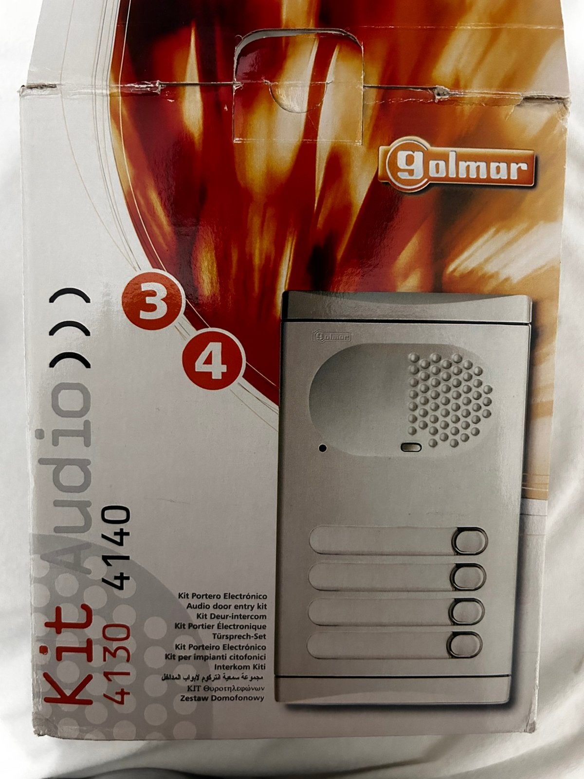 Golmar deurintercom – compleet pakket, ongebruikt, Maison & Meubles, Enlèvement, Fonction de conversation, Neuf, Filaire