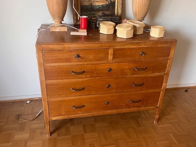 commode ancienne à tiroirs, Maison & Meubles, 5 tiroirs ou plus, Moins de 100 cm, 100 à 150 cm, Enlèvement