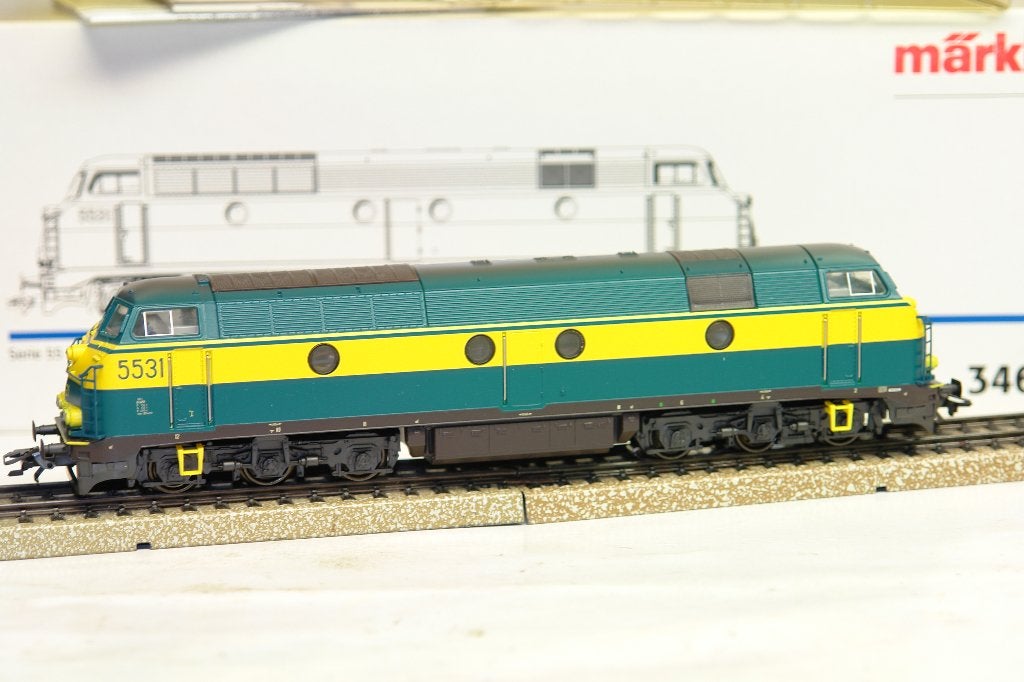 MARKLIN 34671 DIESEL 5531 KINKEMPOIS SNCB NMBS DIGITAL, Hobby & Loisirs créatifs, Enlèvement ou Envoi, Courant alternatif, Comme neuf