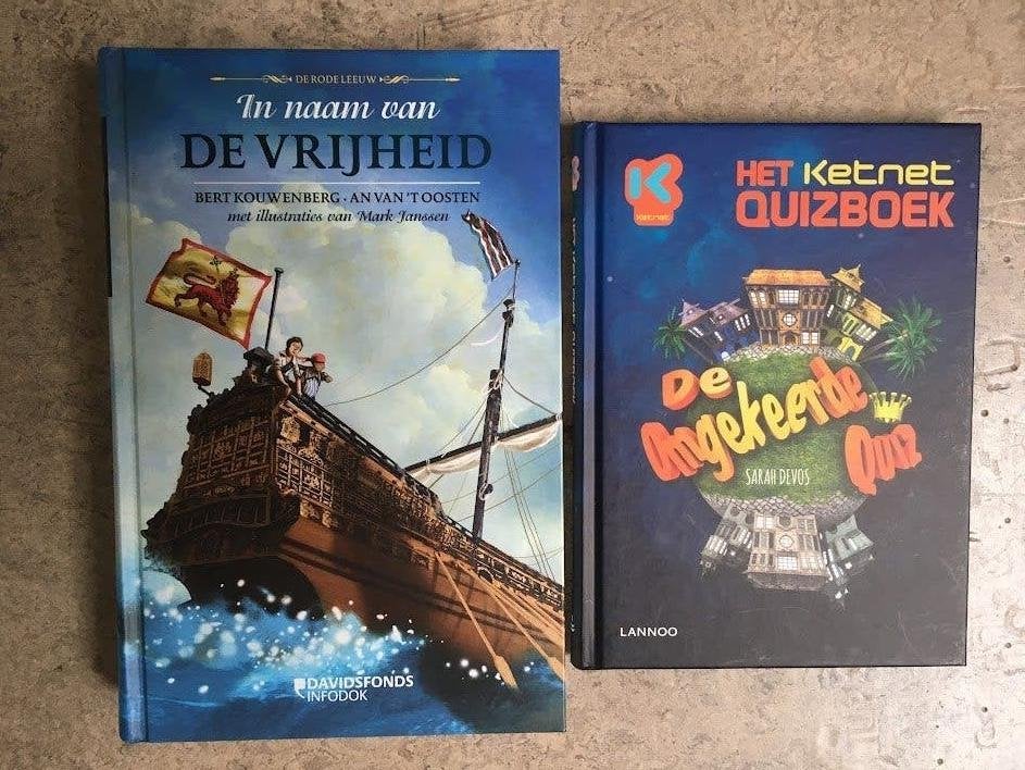 Het ketnet Quizboek en boek ; In naam van de vrijheid., Boeken, Ophalen of Verzenden, Zo goed als nieuw