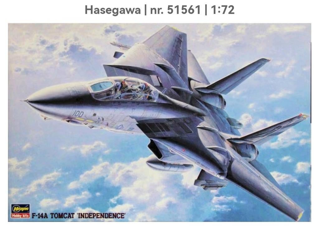 Tomcat 1/72 HASEGAWA 1994 uitgave zie omschrijving, Gebruikt, Ophalen of Verzenden, Vliegtuig, Hasegawa