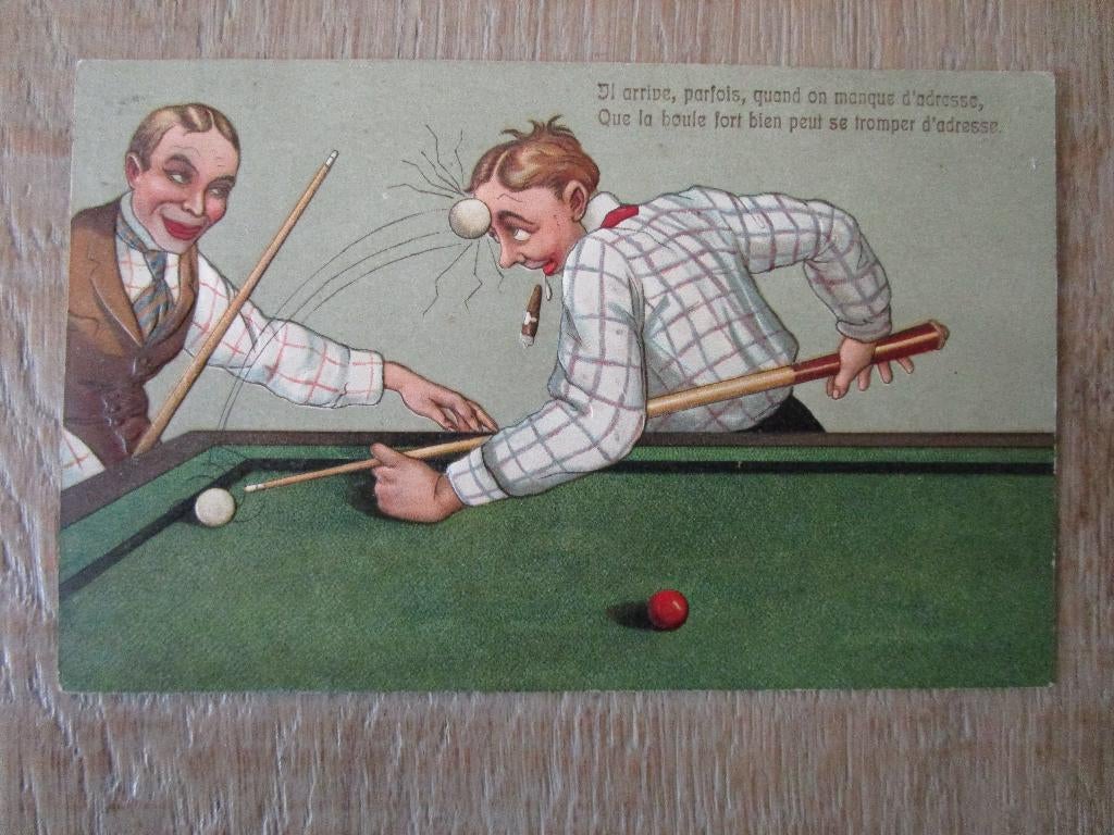oude postkaarten grappig, Enlèvement ou Envoi, Avant 1920