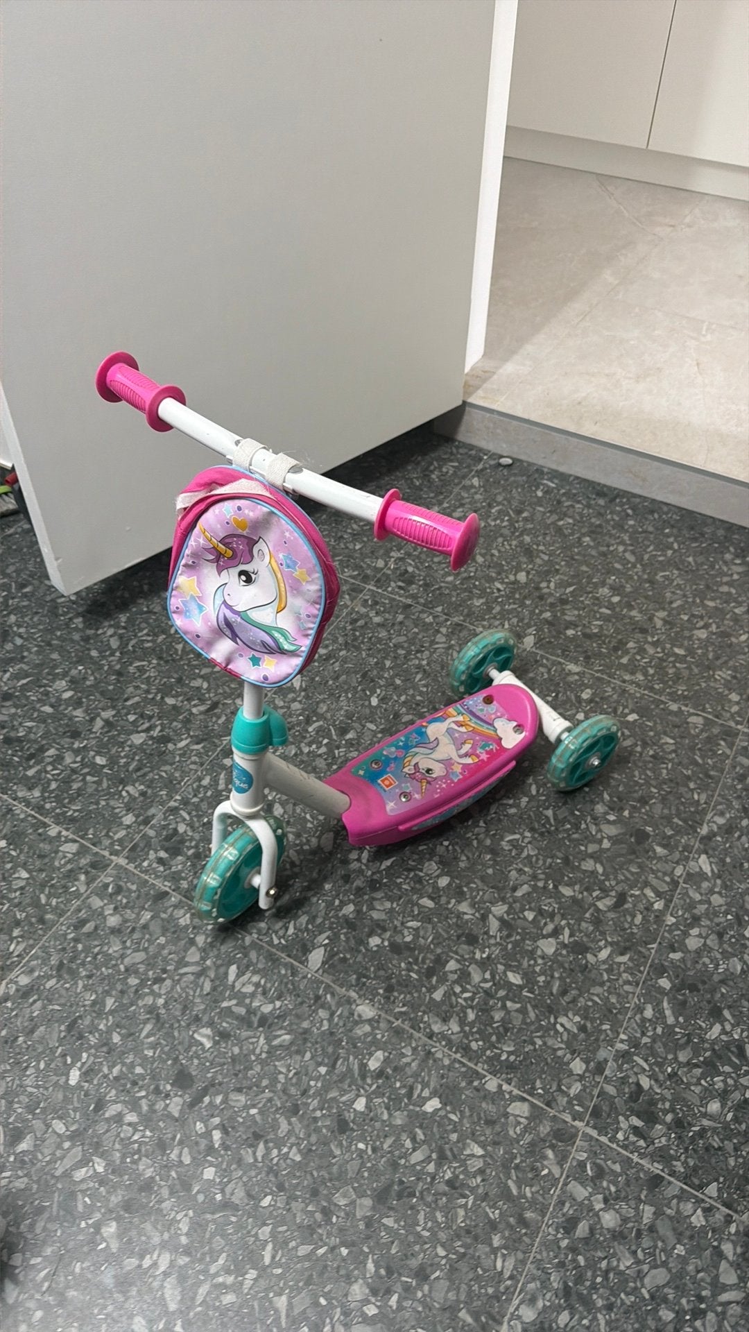 Kinderstep unicorn, Fietsen en Brommers, Steps, Ophalen, Zo goed als nieuw