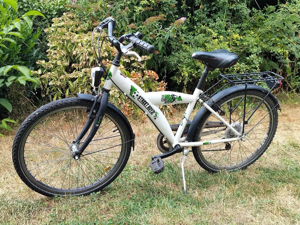 Jongensfiets 24 inch, Fietsen en Brommers, Ophalen, Velgrem, BikeFun Kids (BFK), Handrem
