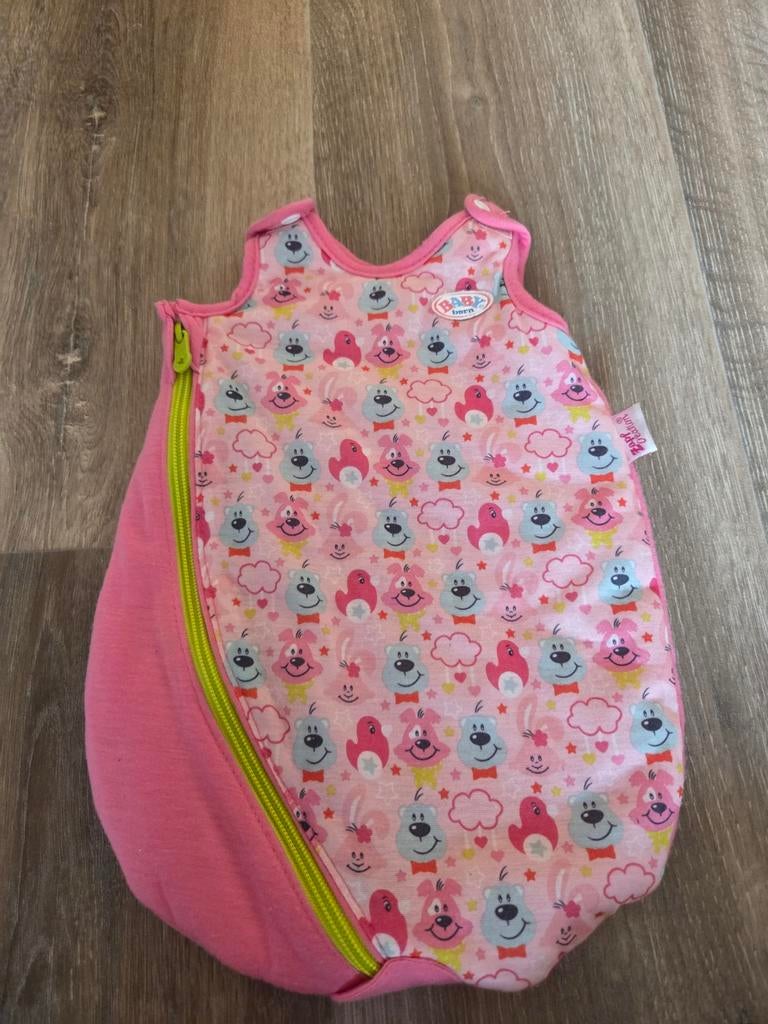 Slaapzak baby born zapf, Ophalen of Verzenden, Zo goed als nieuw, Babypop