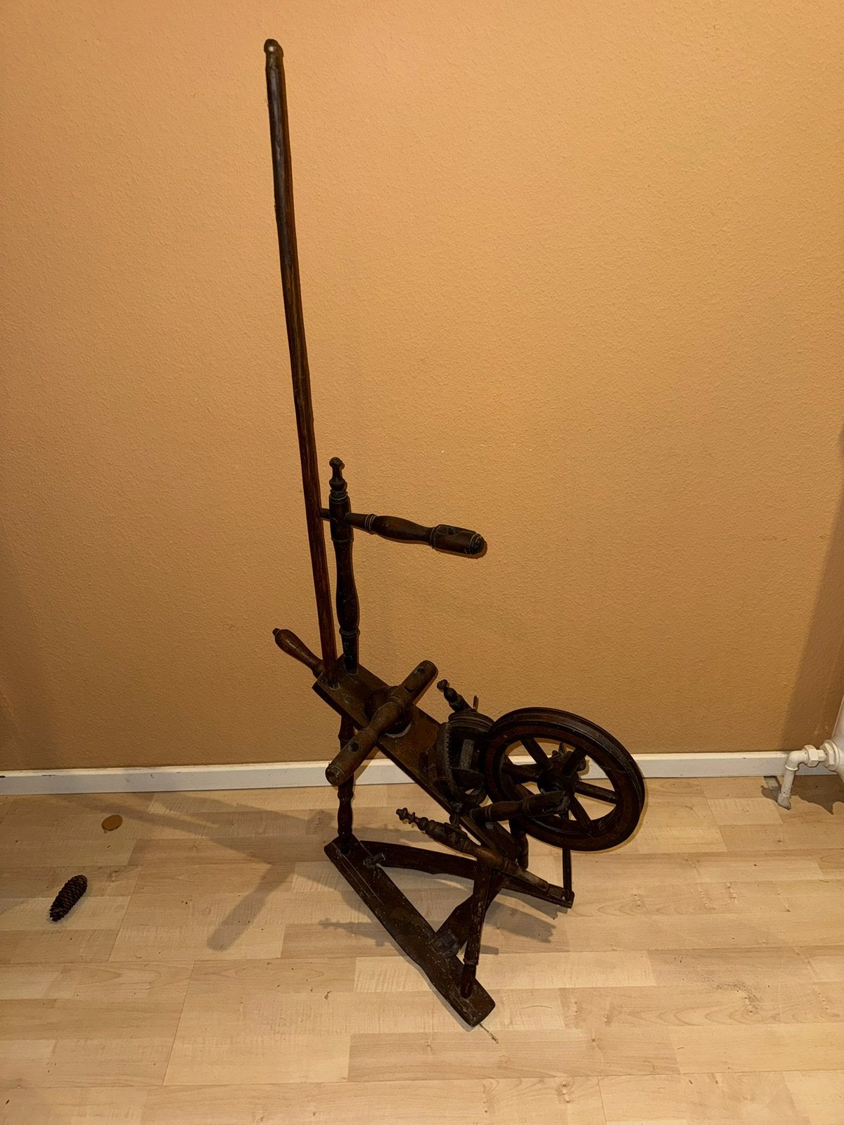 Vintage spinnewiel, Ophalen, Niet werkend, Spinnewiel