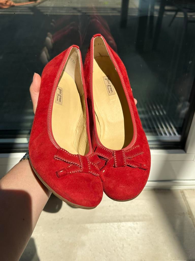 Escarpins Paul Green, Enlèvement ou Envoi, Chaussures basses, Neuf, Rouge