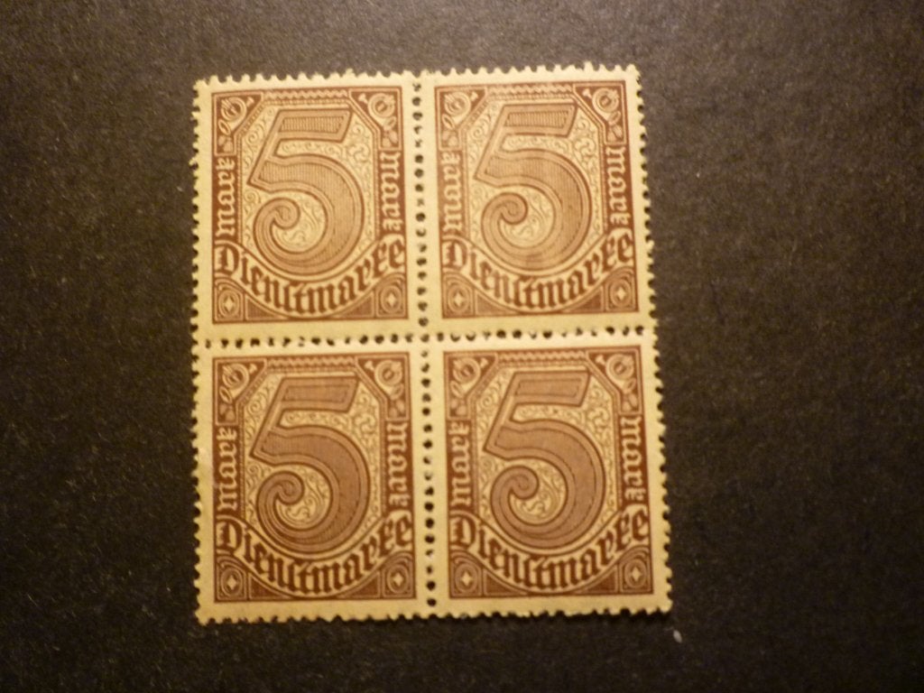 Deutsches Reich 1920 Mi D 33** Postfris/Neuf (4X), Postzegels en Munten, Postzegels | Europa | Duitsland, Verzenden