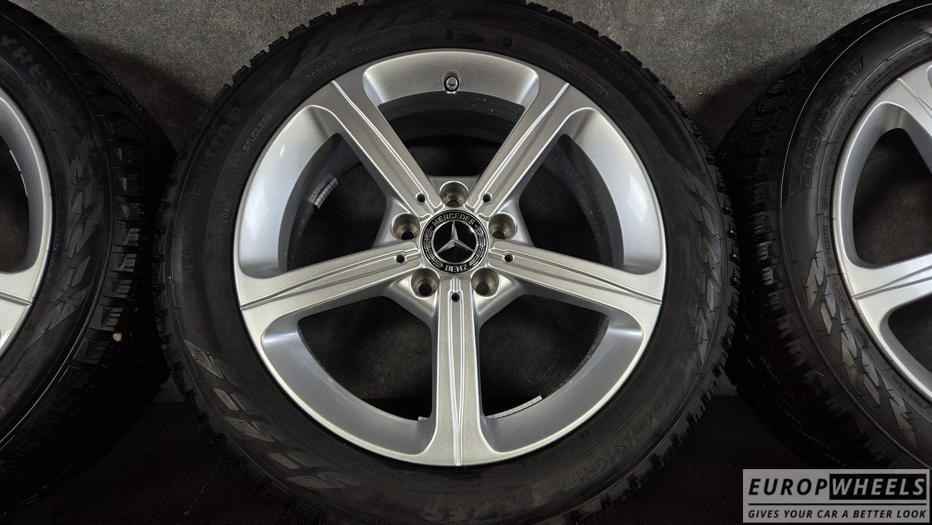 NIEUW 17 inch Mercedes A B CLA Klasse W247 W177 Winterbanden, Auto-onderdelen, Banden en Velgen, Gebruikt, -, -, Banden en Velgen