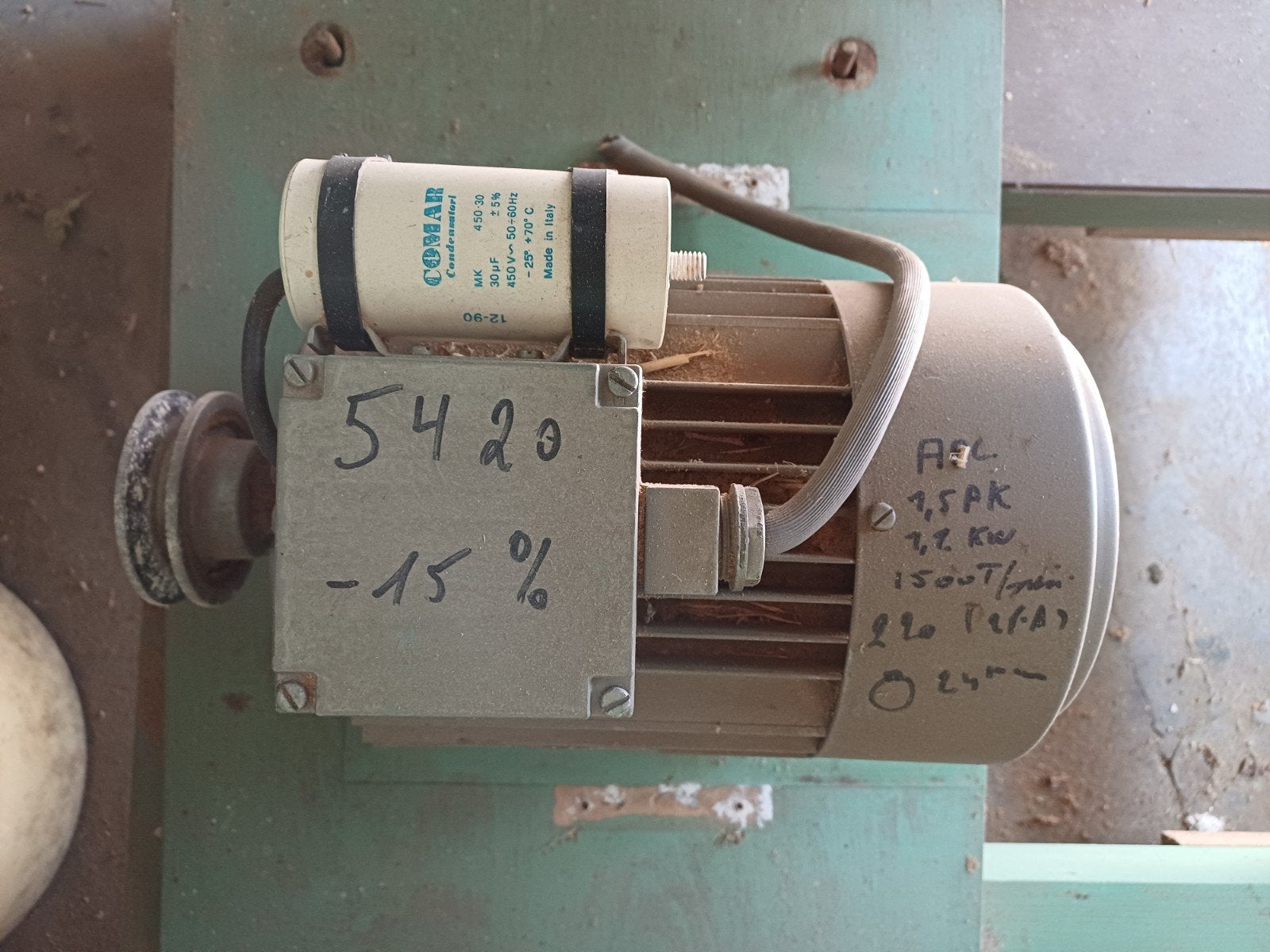 elektromotor, Doe-het-zelf en Bouw, Ophalen, Gebruikt