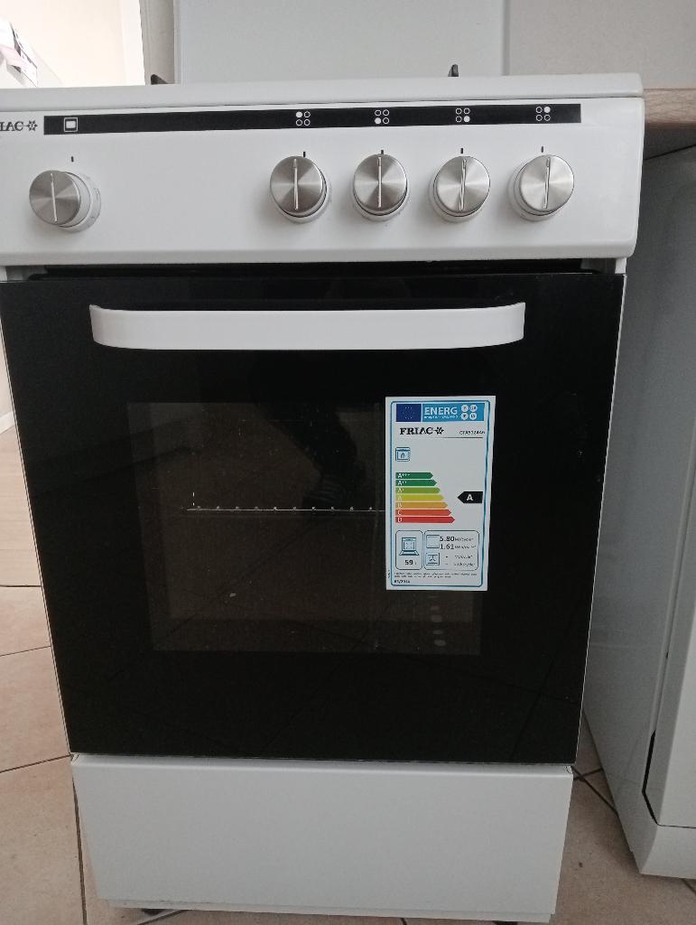 Four gaz, Electroménager, Cuisinières, Gaz, 85 à 90 cm, 4 zones de cuisson, Comme neuf