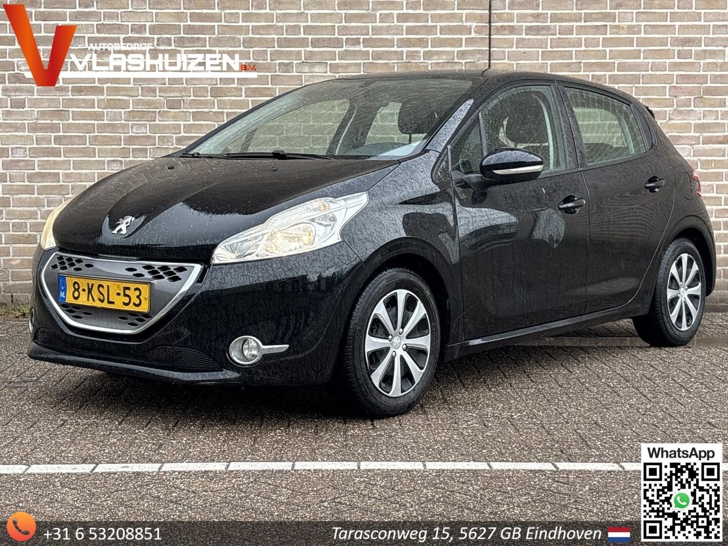 Peugeot 208 1.4 e-HDi Blue Lease Automaat | Cruise | Airco |, Automaat, Zwart, Zwart, Bedrijf