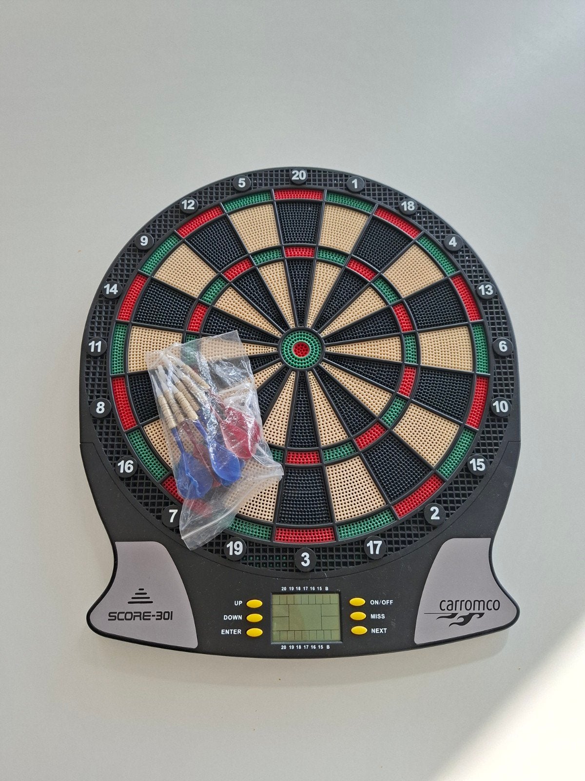 dartsbord, Ophalen, Elektronisch