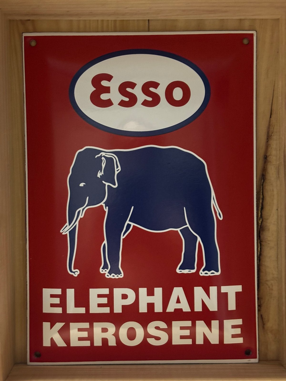 Plaque Émaillée Esso, Enlèvement ou Envoi, Comme neuf