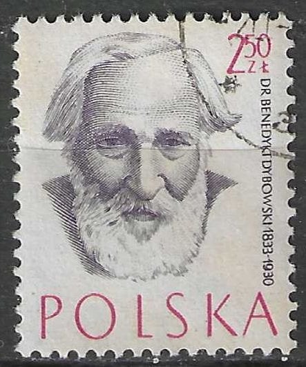 Polen 1957 - Yvert 898 - Benedykt Dybowski (ST), Verzenden, Polen, Gestempeld