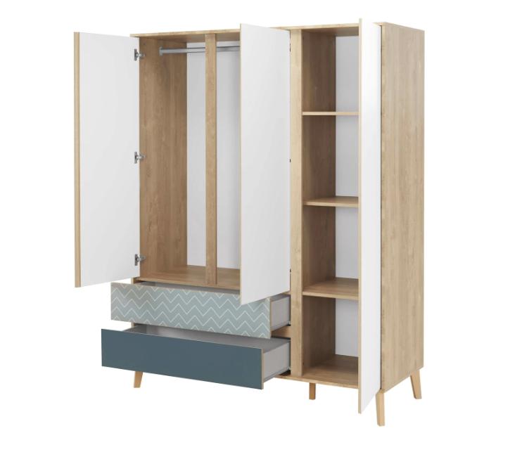 Ensemble de meubles, armoire, bureau, commode, bibliothèque, Enlèvement, Comme neuf, Avec espace de penderie