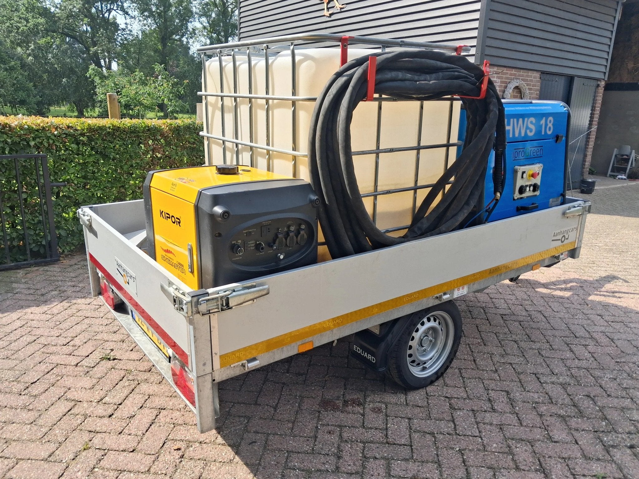 EDUARD Onkruidbestrijding heetwater/stoomen HWS 18 IPOGREEN