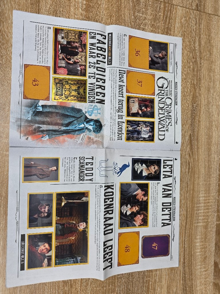 Harry Potter & Fantastic Beasts Magisch Stickeralbum, Verzamelen, Ophalen of Verzenden, Zo goed als nieuw, Boek of Poster