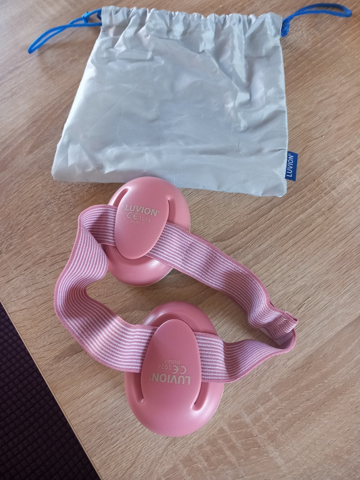 Gehoorbescherming Luvion, Ophalen