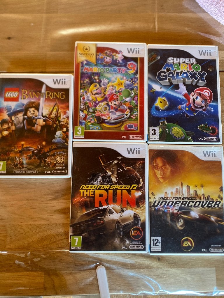 Wii games, Ophalen, Gebruikt