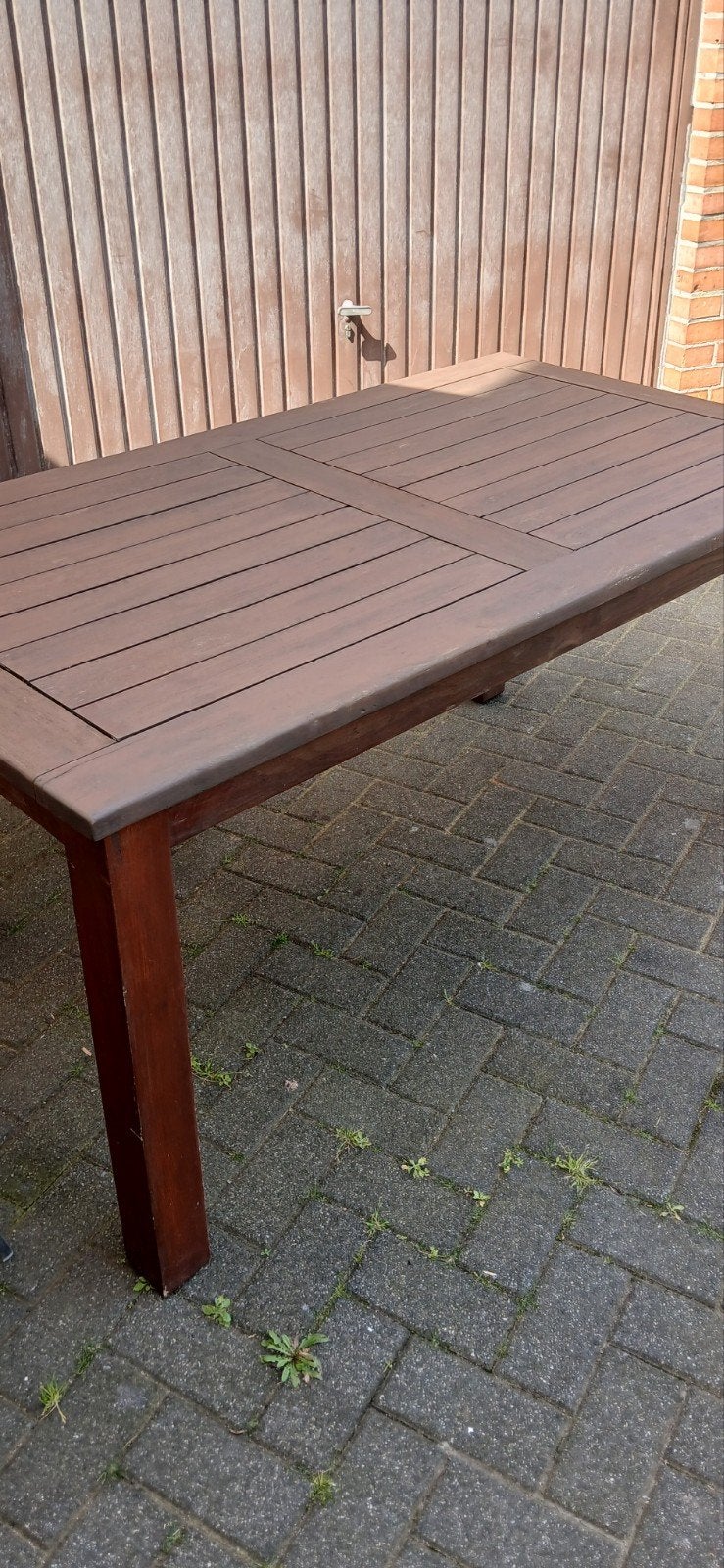 Houten tuintafel Teak 90 x 160, Tuin en Terras, Ophalen