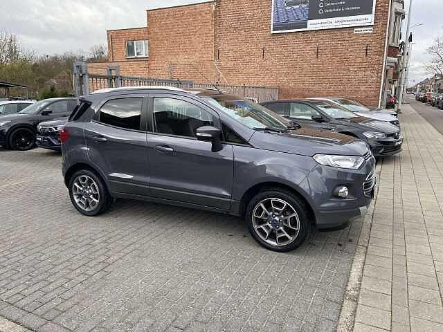 Ford EcoSport 1.5i AUTOMAAT NAVI PDC CRUISE ALU LEDER, Auto's, Automaat, Zwart, Ecosport, 109 pk