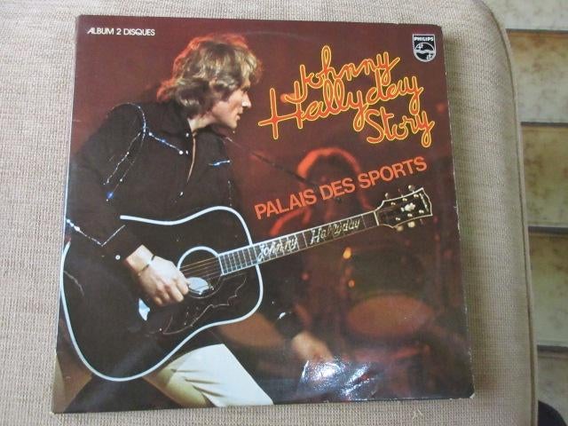 Vynil 2xLP Johnny Hallyday Story (Paleis van Sport), Ophalen of Verzenden, Gebruikt, 12 inch, R&B en Soul