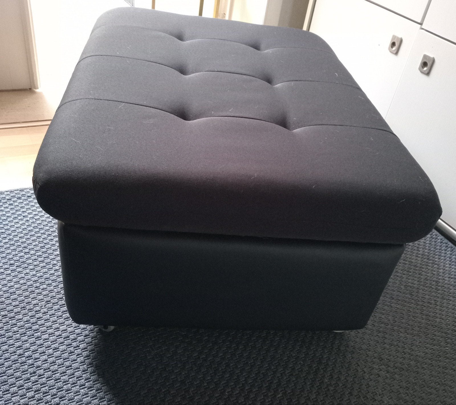 poef, Comme neuf, Enlèvement, 50 à 75 cm, Rectangulaire