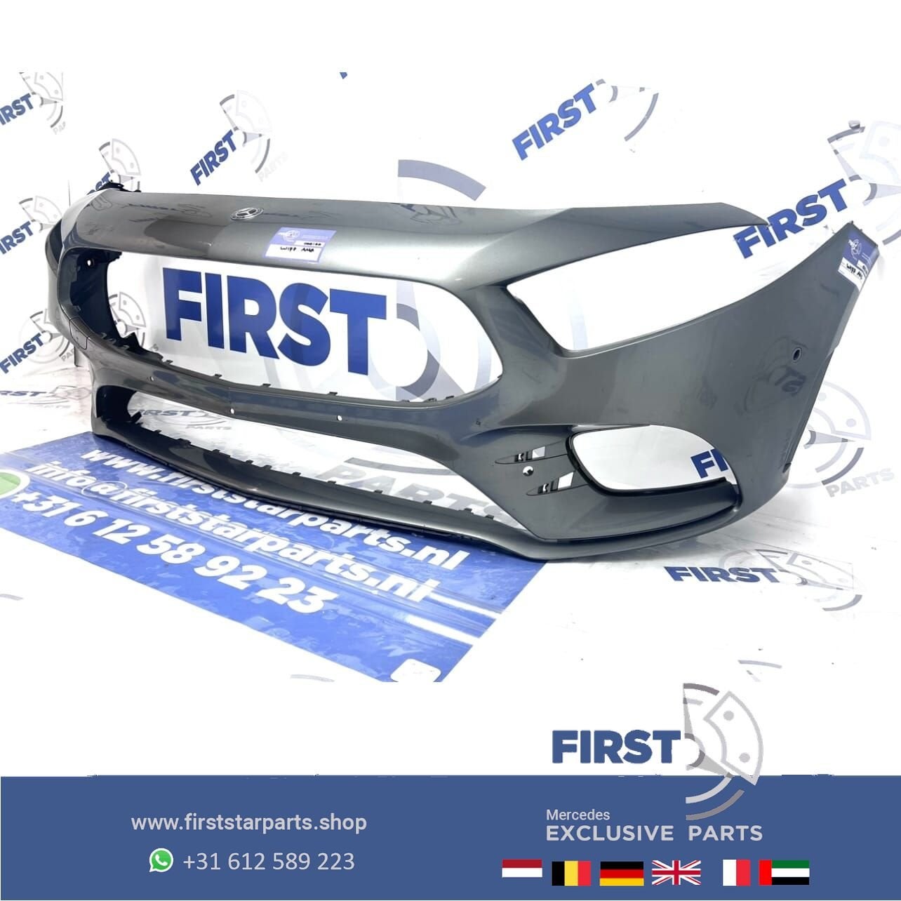 W177 BUMPER Mercedes A Klasse AMG VOORBUMPER 2018-2024 W177, Gebruikt, -, Voor, Ophalen of Verzenden