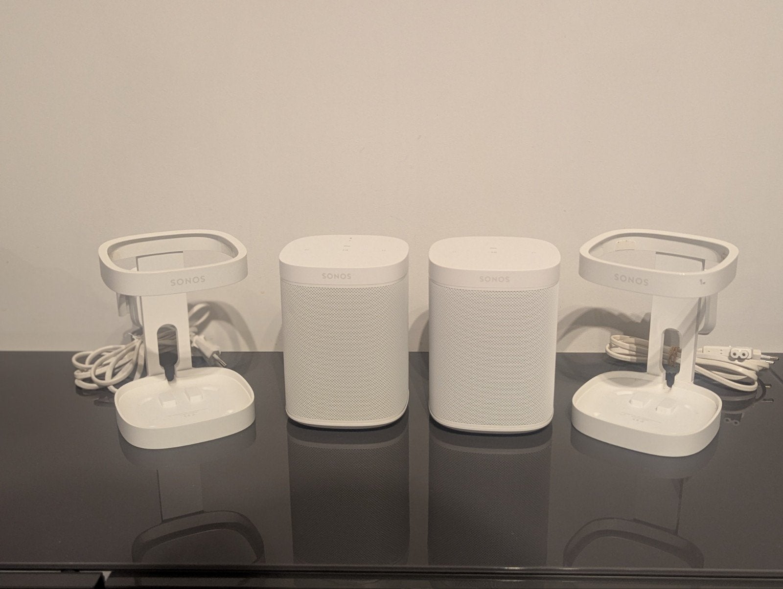 paire de Sonos One + fixation Sonos, TV, Hi-fi & Vidéo, Wi-Fi, Enlèvement