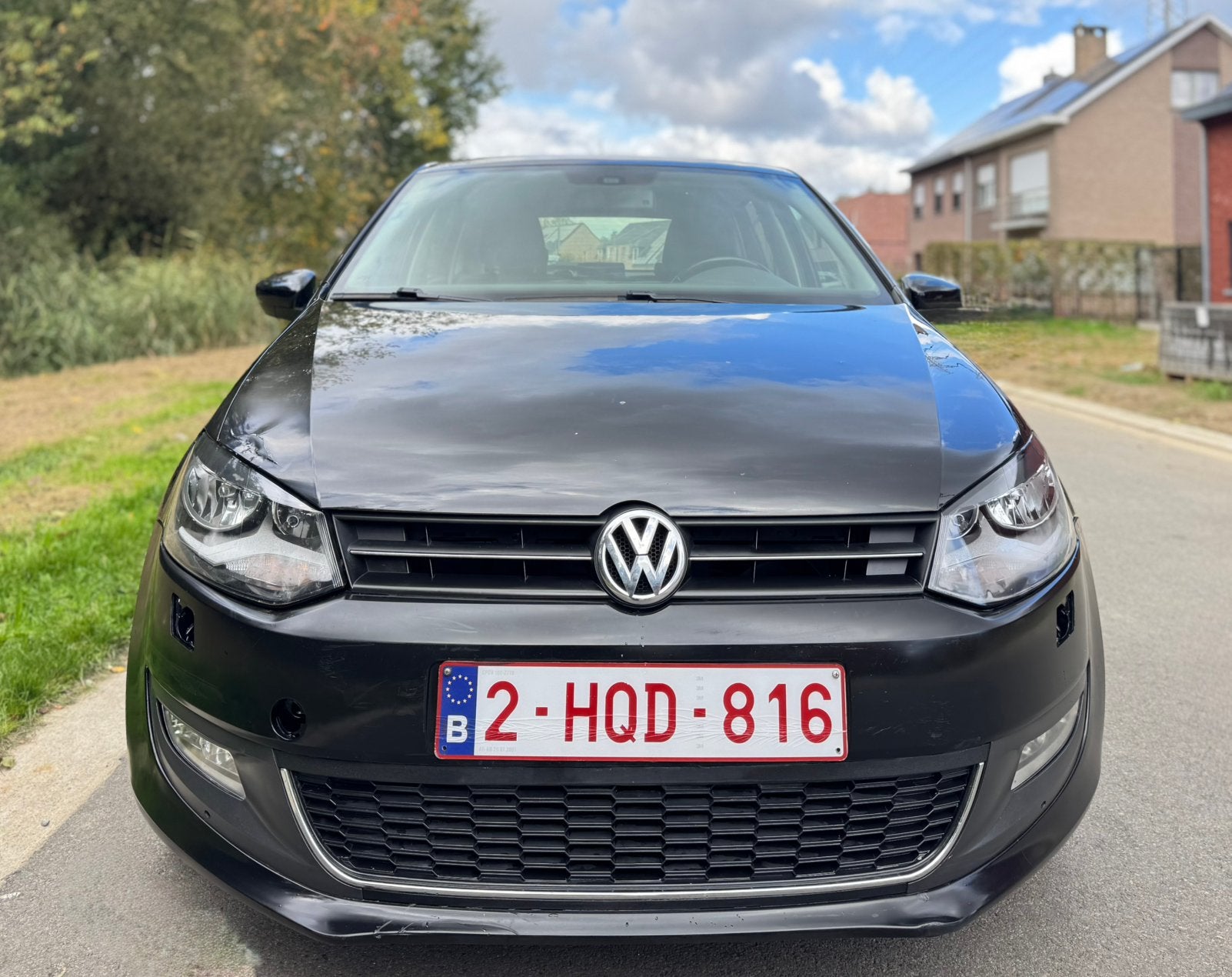 Volkswagen Polo 1.4 Benzine 2010 Automaat, Auto's, Automaat, Euro 5, Zwart, Particulier