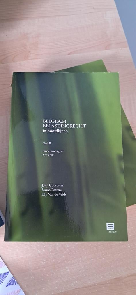 Belgisch belastingrecht deel 2 - 23ste druk, Ophalen of Verzenden