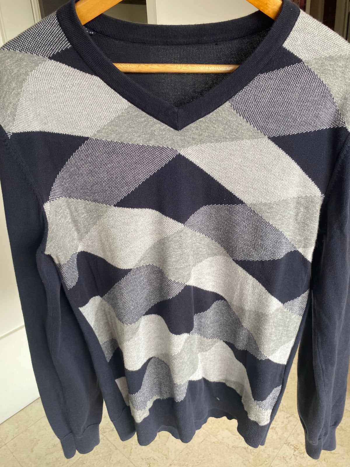 Massimo dutti heren trui, Verzenden, Zo goed als nieuw, Maat 52/54 (L), Blauw
