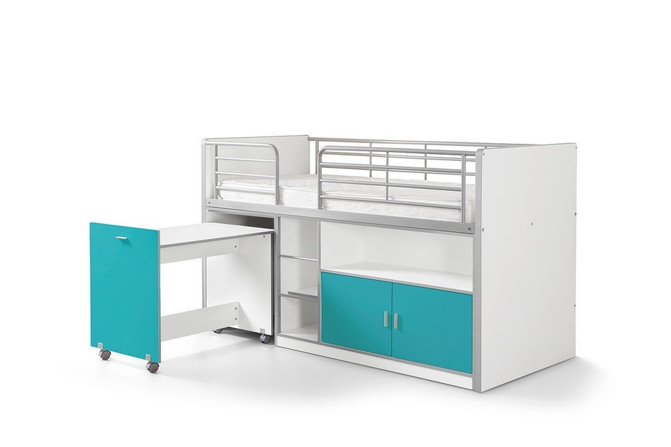 Chambre enfant turquoise 'Bonny', Enlèvement, Lit mezzanine