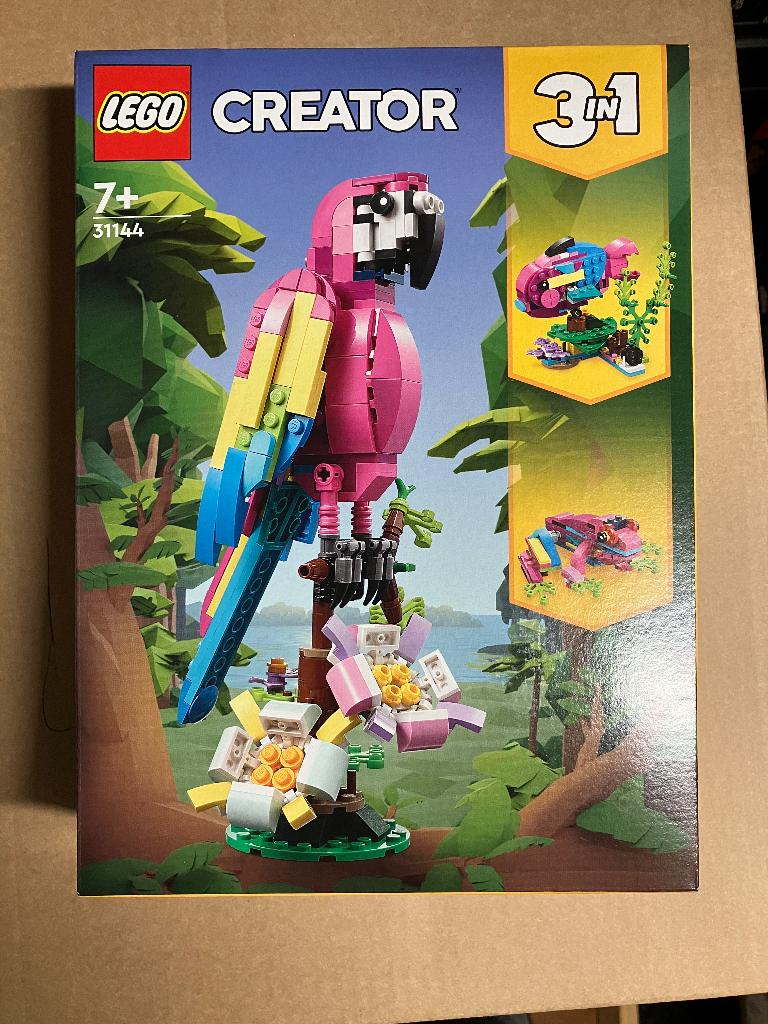 Lego Exotische roze papegaai (31144), Neuf, Enlèvement ou Envoi, Lego, Ensemble complet