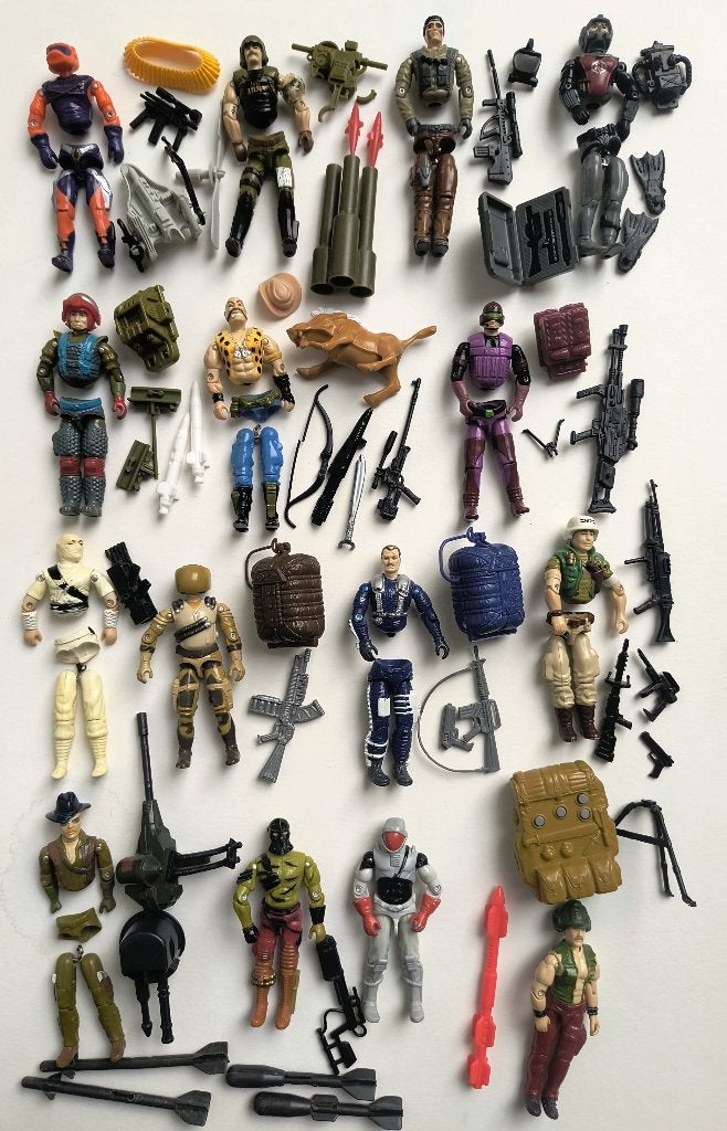 Groot lot GI Joe Hasbro, Collections, Enlèvement ou Envoi, Utilisé