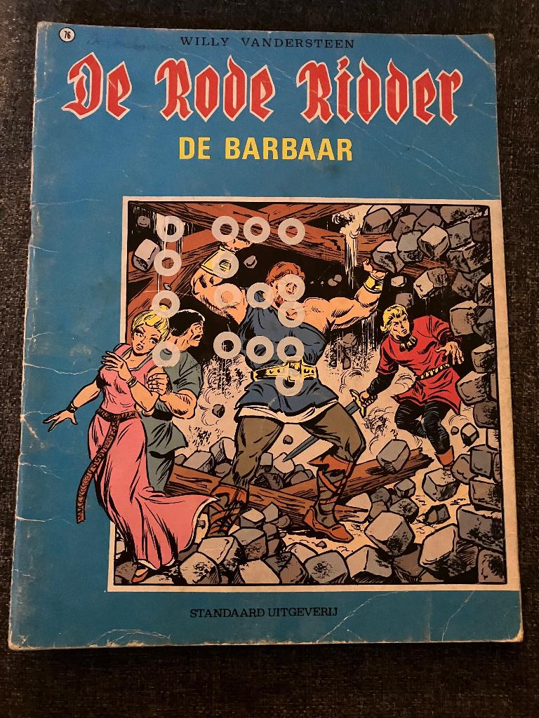 De Rode Ridder - 76 - De barbaar, Eén stripboek, Ophalen of Verzenden, Gelezen, Willy Vandersteen