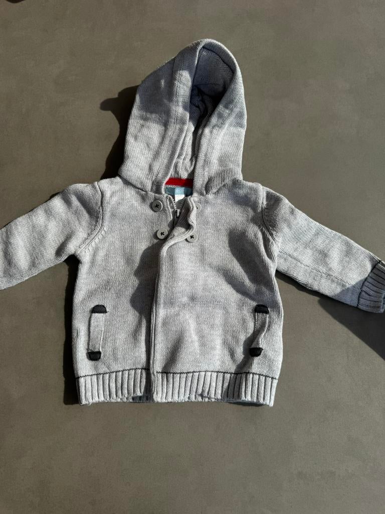 Babyvest met kap Obaïbi, Kinderen en Baby's, Ophalen of Verzenden, Zo goed als nieuw, Jongetje of Meisje, Truitje of Vestje