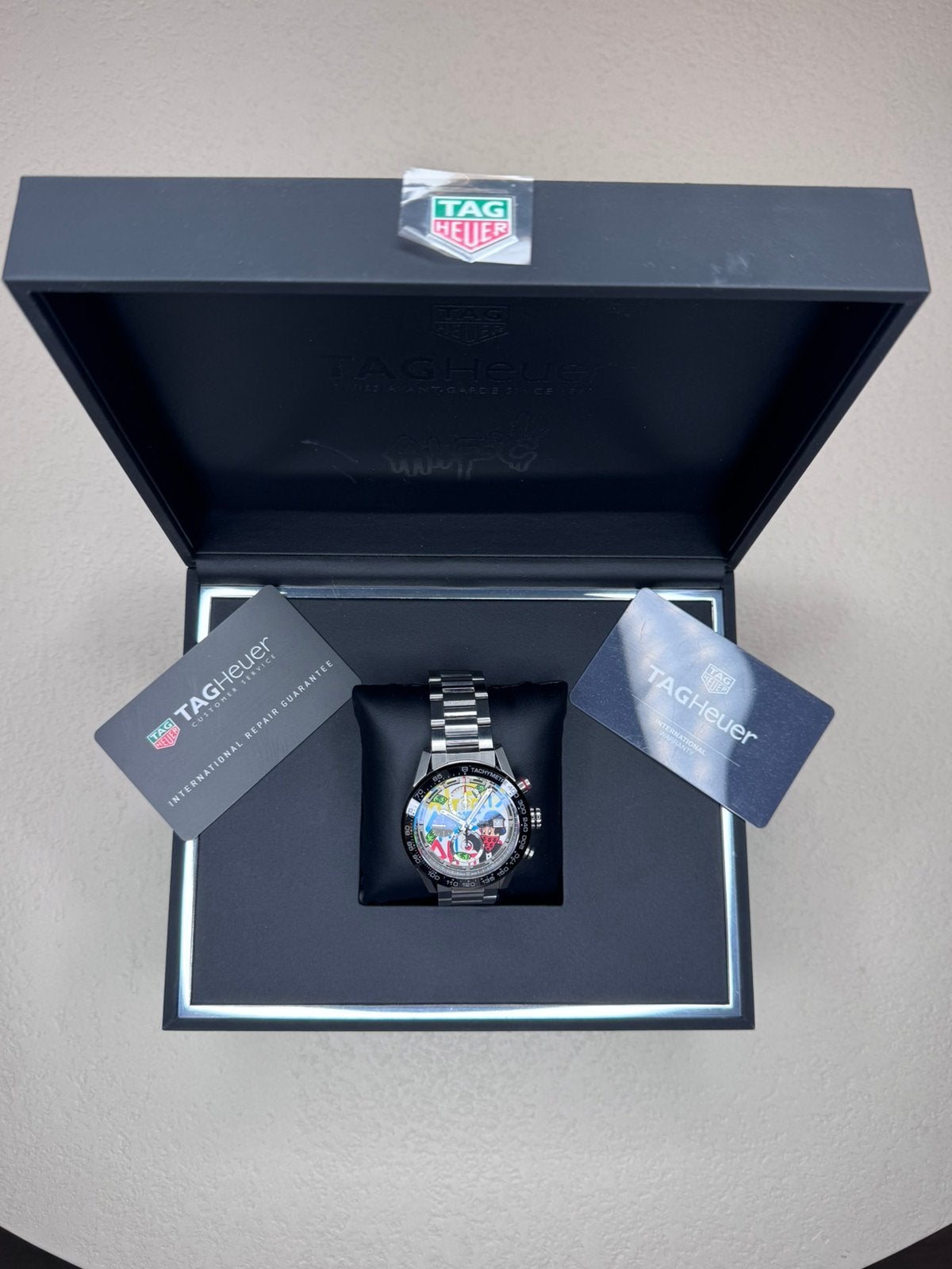 TAG Heuer Carrera Calibre Heuer 01 Alec Monopoly –, Bijoux, Sacs & Beauté, Montres | Hommes, Enlèvement ou Envoi, Acier, TAG Heuer