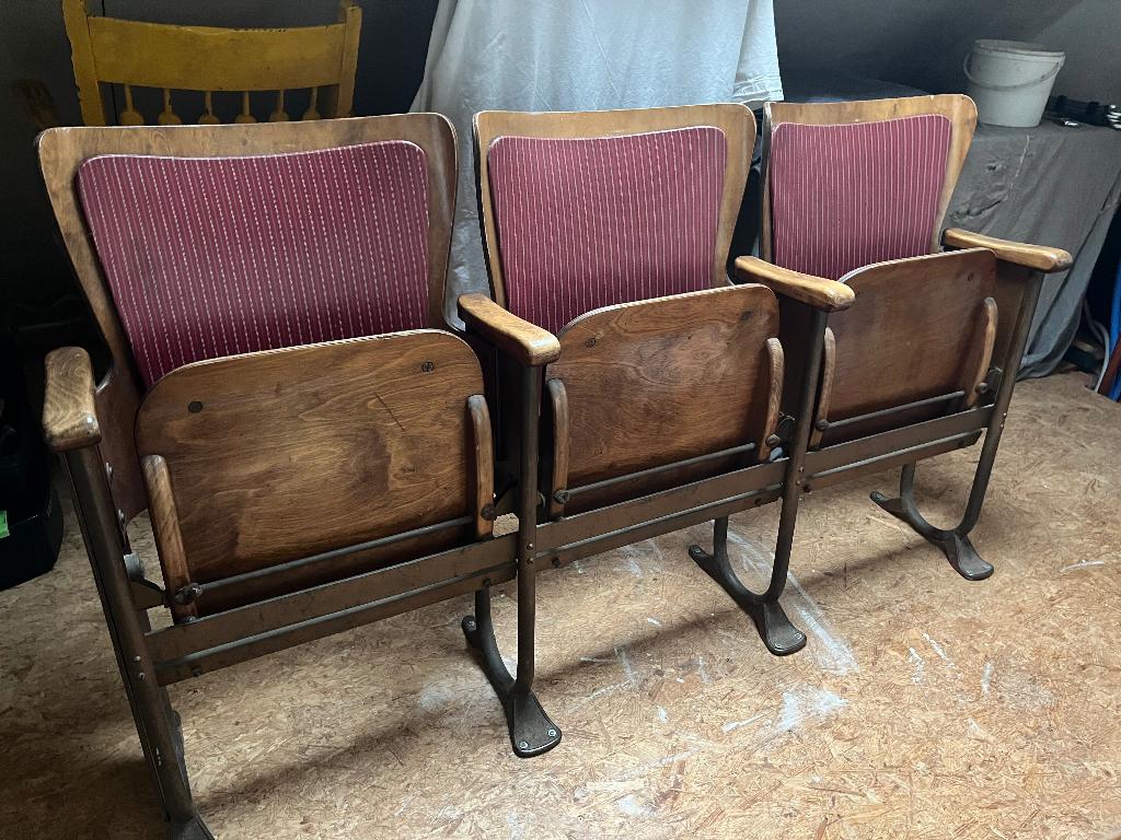 Cinemastoelen vintage klapstoelen, Ophalen, Huis en Inrichting